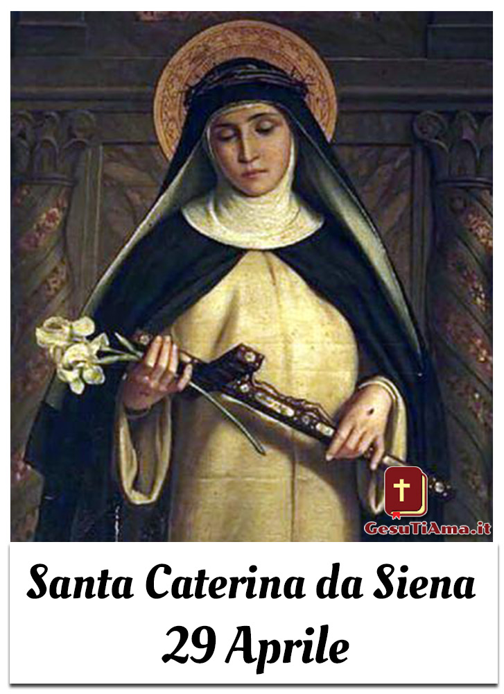 Santa Caterina da Siena 29 Aprile immagini religiose WhatsApp