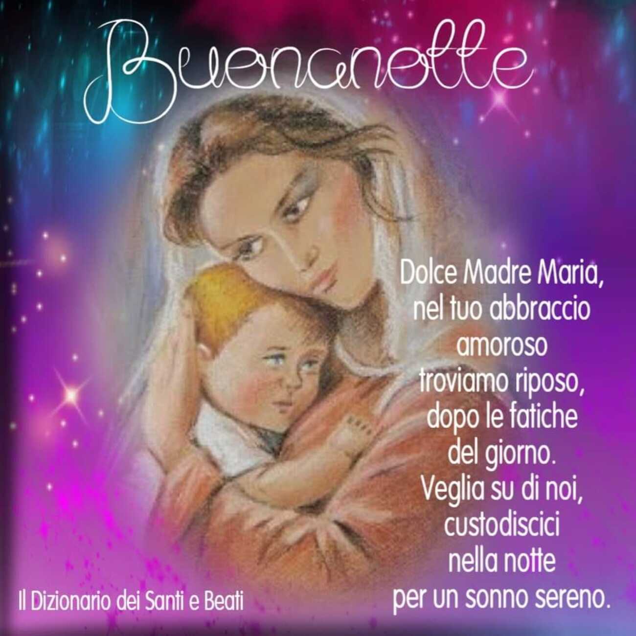 Buonanotte con la Madonna immagini nuovissime (3)