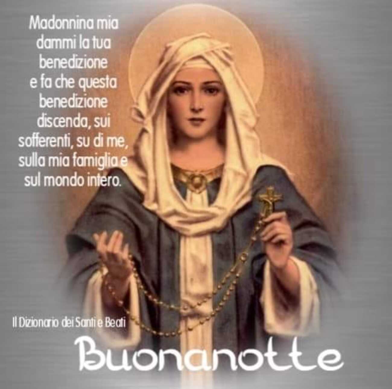 Buonanotte con la Madonna immagini nuovissime (5)