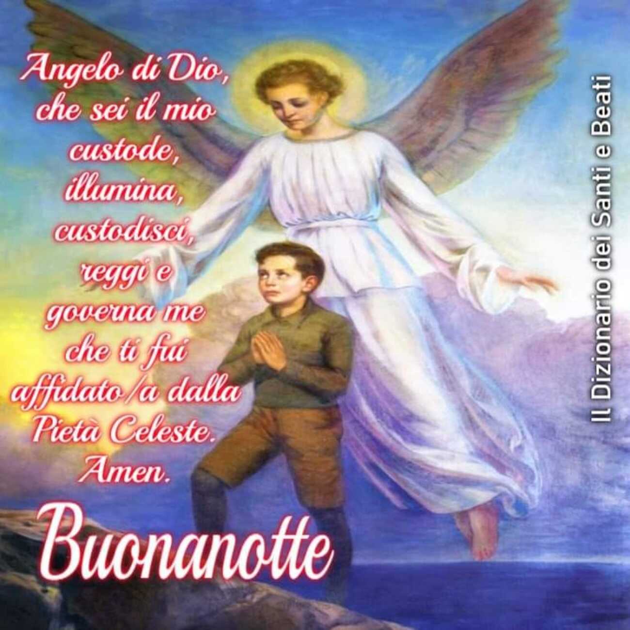 Buonanotte immaginette belle con Preghiere