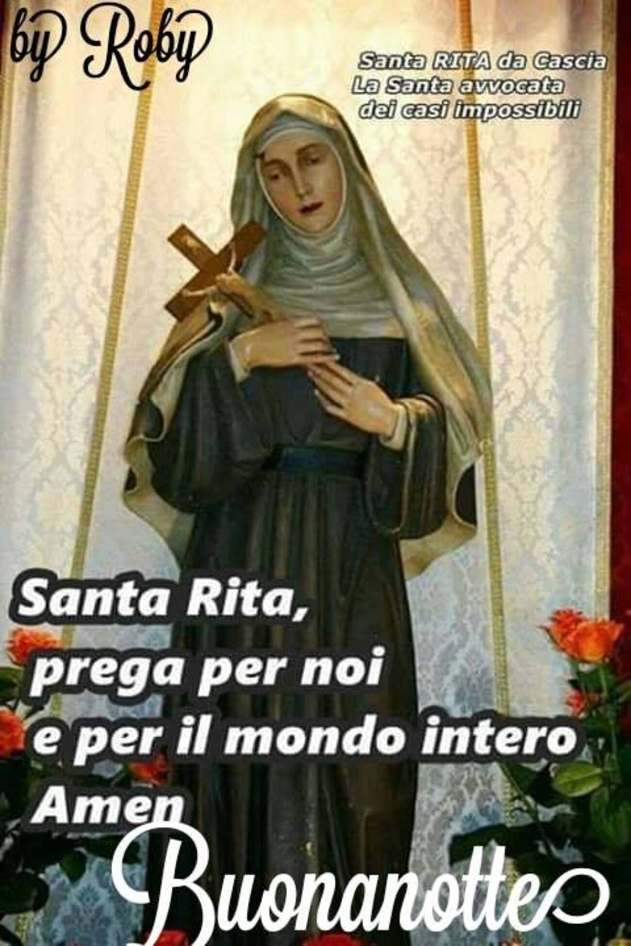 Frasi e cartoline della buonanotte con icone sacre 5