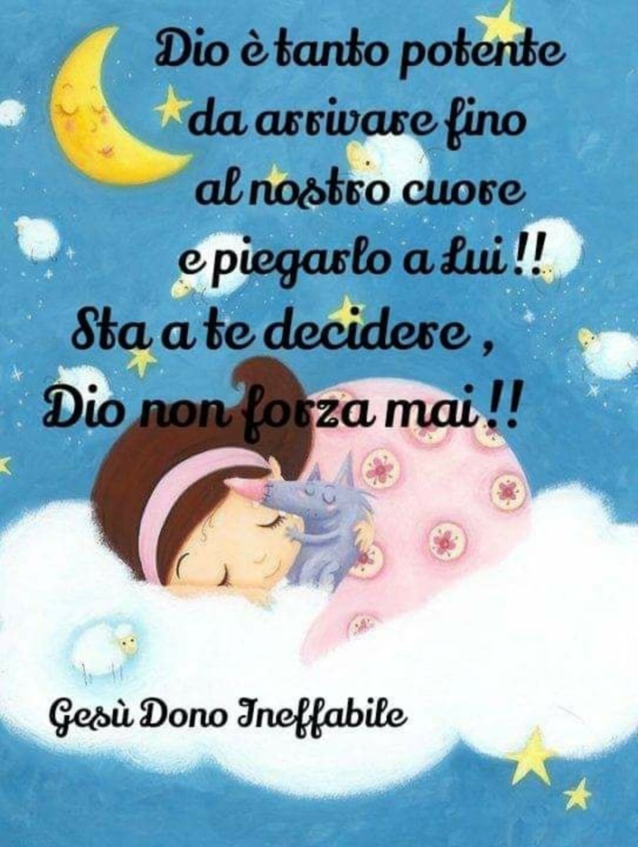 Frasi e cartoline della buonanotte con icone sacre 7