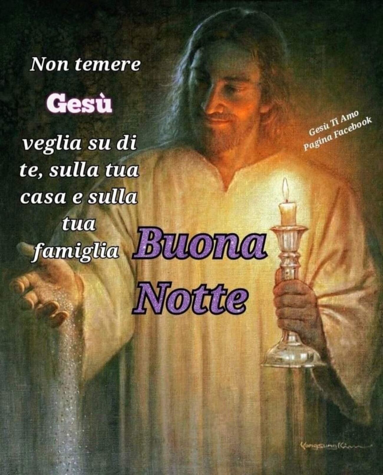 Immagini di buona notte religiose per Fb e per Whatsapp 7