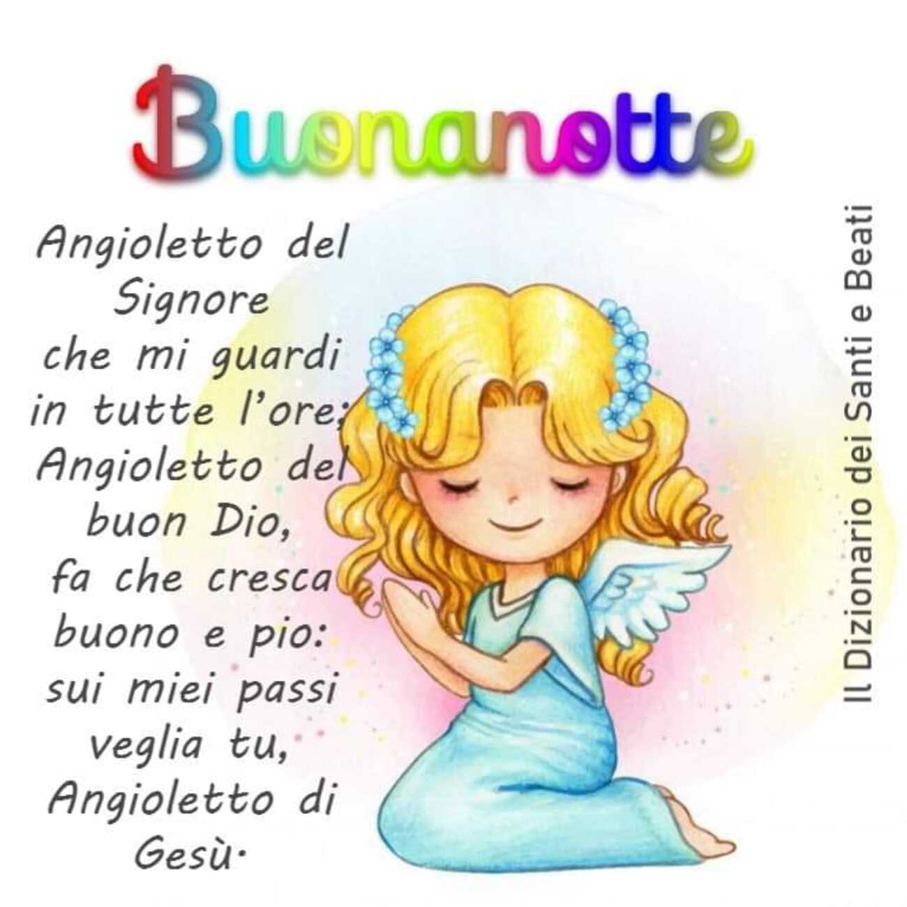 Immagini di buonanotte cristiane cattoliche per Facebook 8