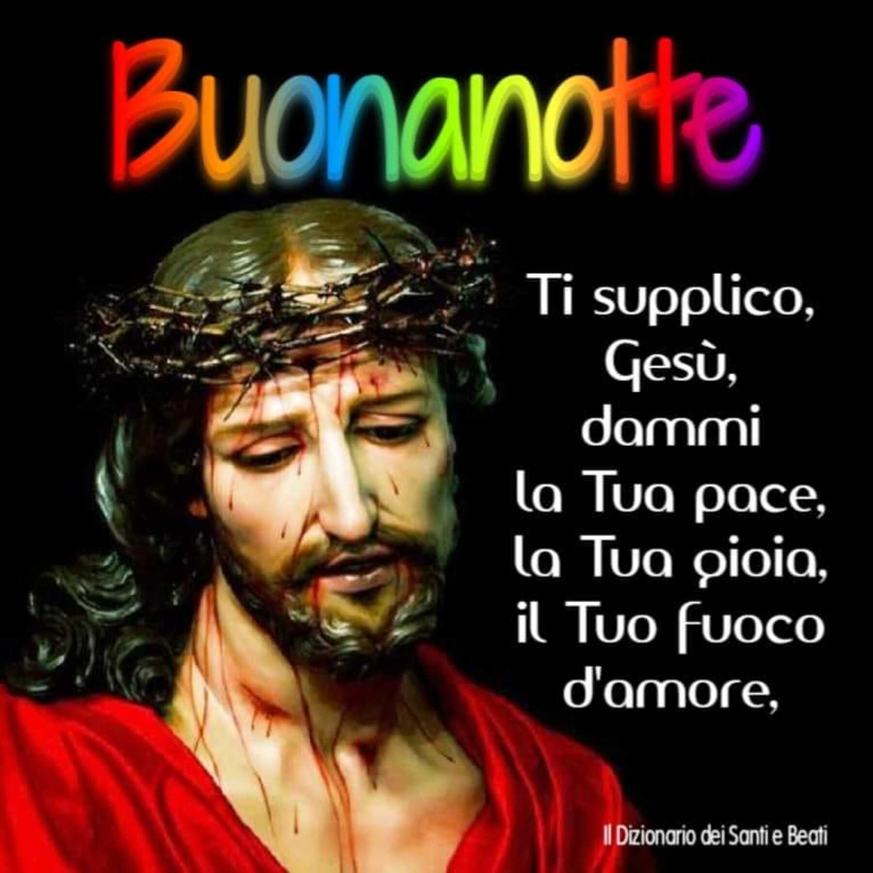 Immagini di Buona Notte con Cristo Gesù (3)