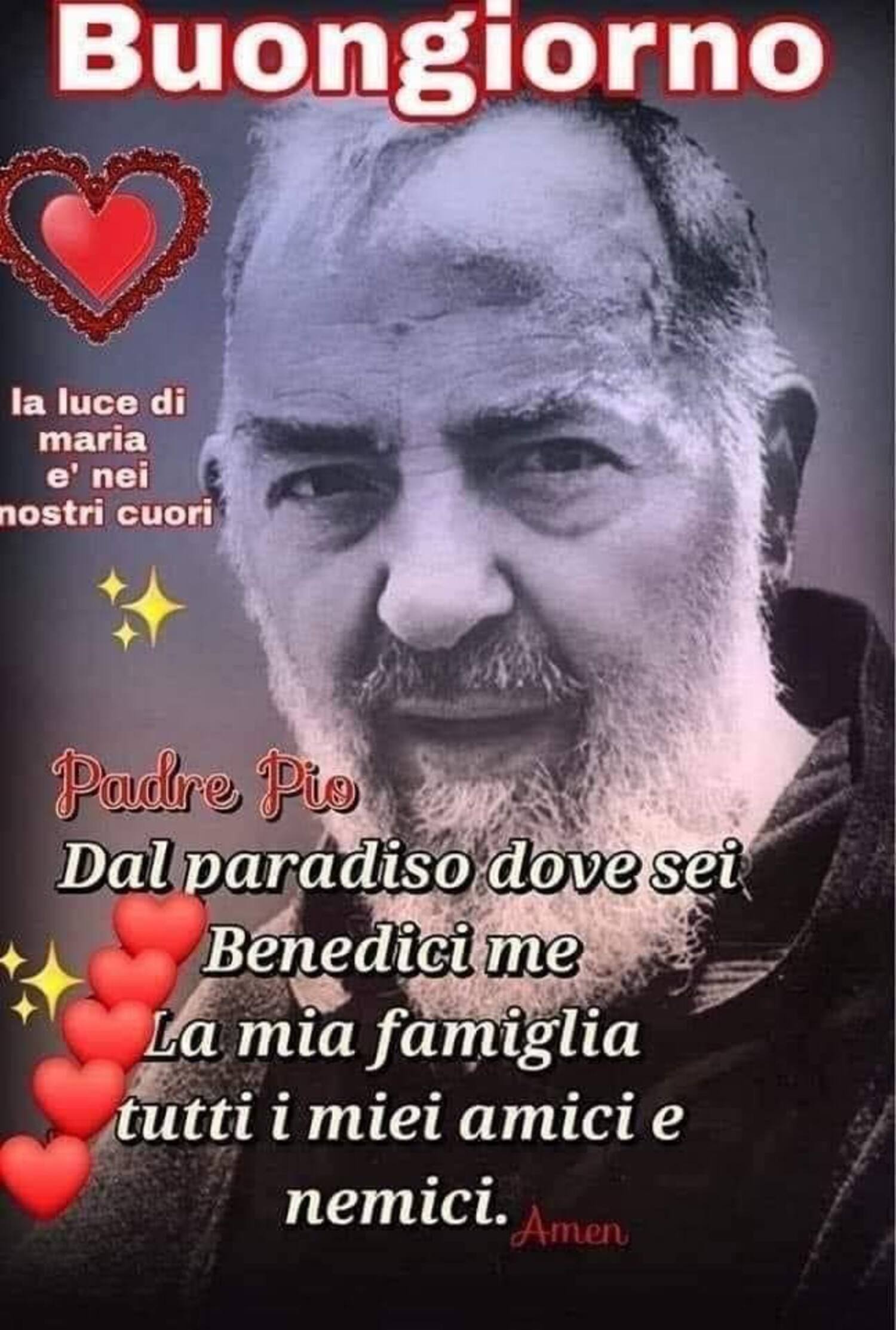 Padre Pio buongiorno