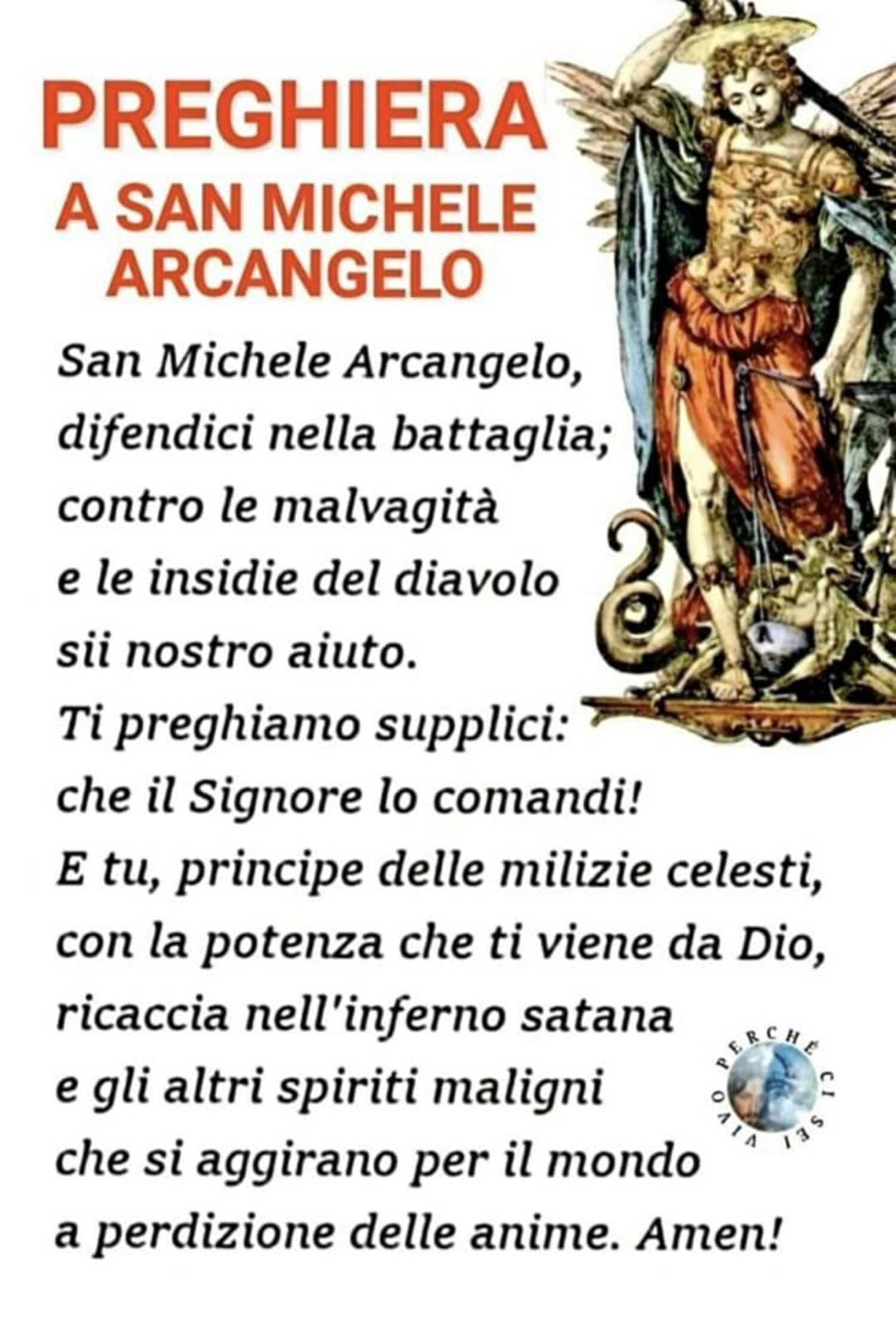 Preghiera a San Michele Arcangelo